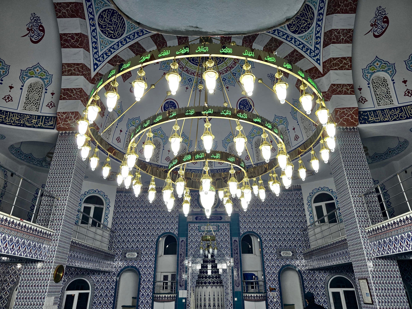 Lazer Kesim Ledli Esma’ül Hüsna Avize