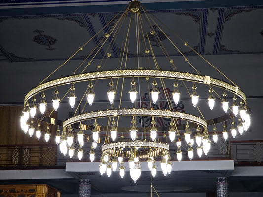 Selçuklu Motifli Cami Avizesi