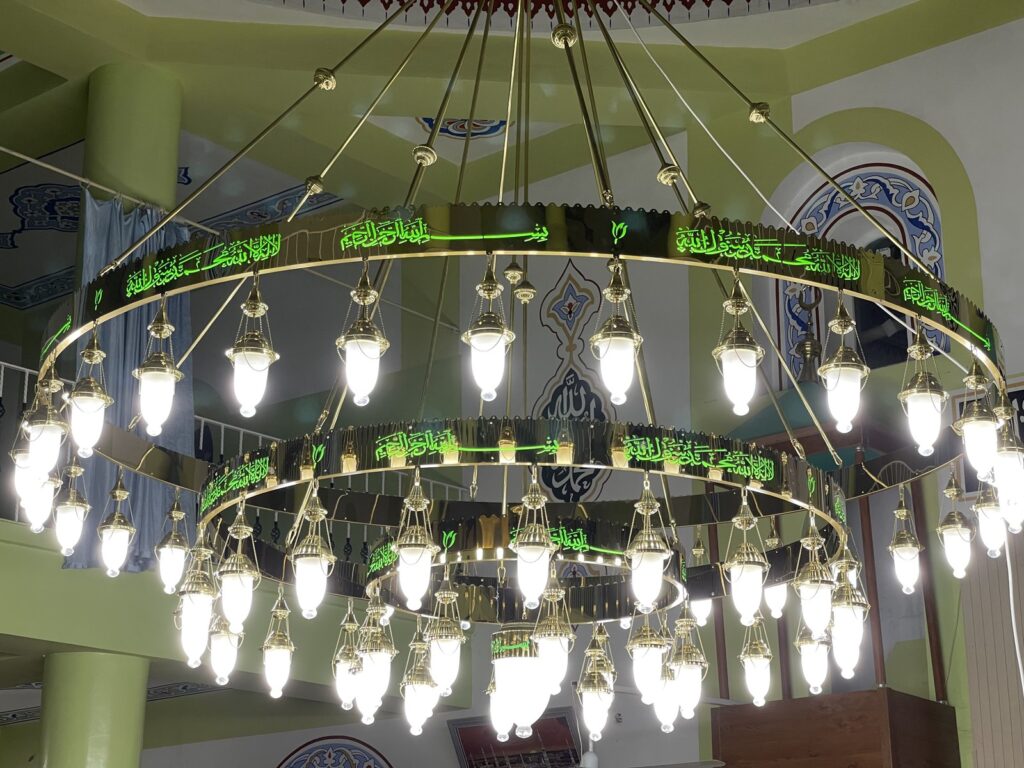 3 Metre Çap Selçuklu Lazer Kesim Ledli Cami Avizesi — 5. görsel